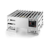 Rosseto Mini-Chef Stainless Steel Warmer Kit with Track Grill and Burner Stand
